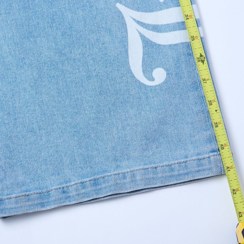 Juicy Couture NWT Low Rise Abbot Side Seam Logo Indigo Light Wash 9/29 y2k - Picture 12 of 12